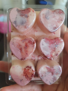 Wax Melts Heart Shaped Clam Shell