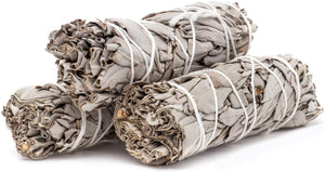 White Sage Bundles (selenite, sage or selenite, sage & palo)